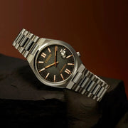 Citizen Tsuyosa Mechanical Grey Dial Silver Steel Strap Watch for Men - NJ0200-50E