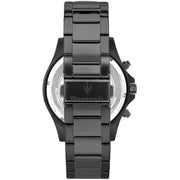 Maserati SFIDA Limited Edition Chronograph Black Dial Black Steel Strap Watch for Men - R8873640016