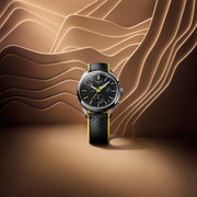 Tissot PR 100 Tour De France Chronograph Black Dial Silver Steel Strap Watch for Men - T150.417.11.051.00