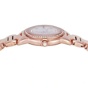 Emporio Armani Mia Mother of Pearl Dial Rose Gold Steel Strap Watch for Women - AR11671
