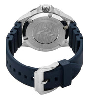 Emporio Armani World Explorer GMT Blue Dial Blue Rubber Strap Watch for Men - AR11592