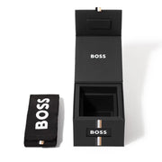 Hugo Boss Runner 3H Green Dial Silver Steel Strap Watch for Men - 1514208