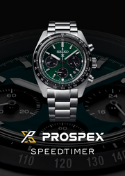 Seiko Prospex Speedtimer Solar Chronograph Green Dial Silver Steel Strap Watch for Men - SSC933