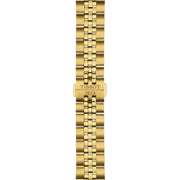 Tissot Ballade Quartz Black Dial Gold Steel Strap Watch for Men - T156.410.33.051.00