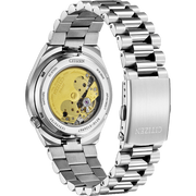Citizen Tsuyosa Automatic Black Dial Silver Steel Strap Watch for Men - NJ0151-53E