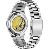 Citizen Tsuyosa Automatic Black Dial Silver Steel Strap Watch for Men - NJ0151-53E