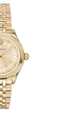 Versace Virtus Quartz Gold Dial Gold Steel Strap Watch for Women - VEHU00720