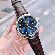 Tissot T-Sport Gent XL Blue Dial Brown Leather Strap Watch for Men - T116.410.16.047.00