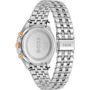 Hugo Boss Avery Chronograph Blue Dial Silver Steel Strap Watch for Men - 1514158