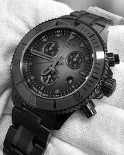 Tissot Seastar 1000 Chronograph Black Dial Black Steel Strap Watch for Men - T120.217.33.061.00