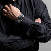 Citizen Tsuyosa Automatic Black Dial Silver Steel Strap Watch for Men - NJ0151-53E
