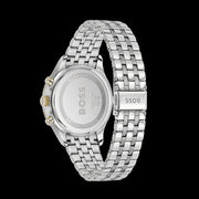 Hugo Boss Avery Chronograph Green Dial Silver Steel Strap Watch for Men - 1514159