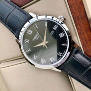 Tissot T Classic Dream Quartz Black Dial Black Leather Strap Watch for Men - T129.410.16.053.00