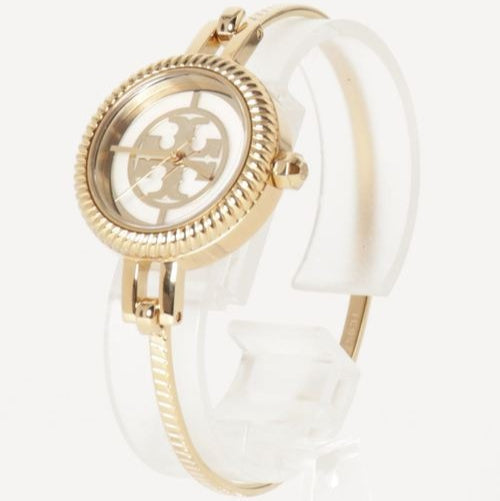 Tory Burch Riva Gold Dial Gold Steel Strap Watch for Women