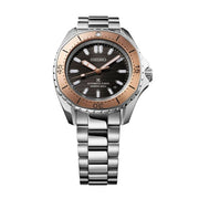 Seiko Prospex Polygonal Sea Diver Automatic Black Dial Silver Steel Strap Watch for Men - SPB485J1