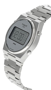 Tissot Digital Quartz Silver Dial Silver Steel Strap Watch for Men - T137.463.11.030.00