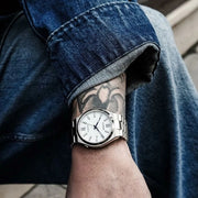 Citizen Tsuyosa Automatic White Dial Silver Steel Strap Watch for Men - NJ0159-86A