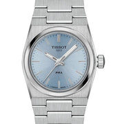 Tissot PRX Quartz Ice Blue Dial Silver Steel Strap Watch for Women - T137.010.11.351.00