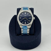 Tissot PRC 100 Solar Quartz Blue Dial Silver Steel Strap Watch for Men - T151.422.11.041.00