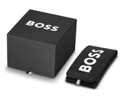 Hugo Boss Candor Green Dial Silver Steel Strap Watch for Men - 1514079