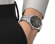 Tissot Chemin Des Tourelles Powermatic 80 Grey Dial Silver Steel Strap Watch for Men - T139.407.11.068.00