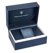 Maserati Successo Chronograph Blue Dial Blue Rubber Strap Watch for Men - R8871621044