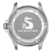 Tissot Seastar 1000 Quartz Black Dial Two Tone Steel Strap Watch for Men - T120.410.22.051.01