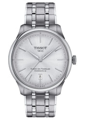 Tissot Chemin Des Tourelles Powermatic 80 Silver Dial Silver Steel Strap Watch for Men - T139.407.11.038.00