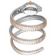 Just Cavalli Vita White Dial Two Tone Steel Strap Watch for Women - JC1L355M0065