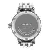 Seiko Presage Cocktail Time Automatic Skydiving Diamonds Blue Dial Silver Steel Strap Watch for Women - SRE007J1
