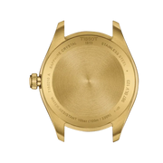 Tissot PR 100 Gold Dial Gold Steel Strap Watch for Women - T150.210.33.021.00