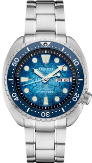 Seiko Prospex US Special Edition Automatic Blue Dial Silver Steel Strap Watch for Men - SRPH59