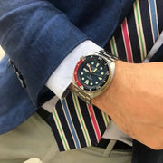 Seiko Prospex Sea Padi Blue Dial Silver Steel Strap Watch for Men - SRPE99K1