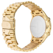 Maserati Tradizione Chronograph White Dial Gold Steel Strap Watch for Men - R8873646003