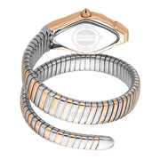 Just Cavalli Glam Evo 4 White Dial Two Tone Steel Strap Watch for Women - JC1L209M0075
