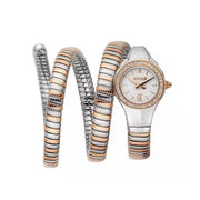 Just Cavalli Vita White Dial Two Tone Steel Strap Watch for Women - JC1L355M0065