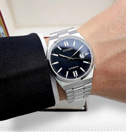 Citizen Tsuyosa Automatic Black Dial Silver Steel Strap Watch for Men - NJ0151-53E