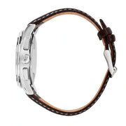 Maserati Sorpasso Chronograph White Dial Brown Leather Strap Watch for Men - R8871624010