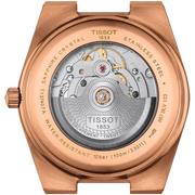 Tissot PRX Powermatic 80 Blue Dial Rose Gold Steel Strap Watch for Men - T137.407.33.041.00
