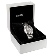 Seiko Conceptual Gray Dial Silver Steel Strap Watch for Men - SUR557P1