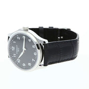 Tissot T-Sport Gent XL Black Dial Black Leather Strap Watch for Men - T116.410.16.057.00
