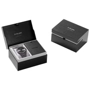 D1 Milano Ultra Thin Anthracite Gray Dial Gray Steel Strap Watch for Men - D1-UTBJ22