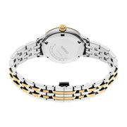 Seiko Presage Cocktail Time Automatic Diamonds White Dial Two Tone Steel Strap Watch for Women - SRE010J1