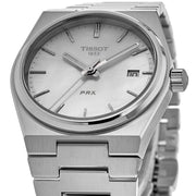 Tissot PRX Quartz Mother of Pearl Dial Silver Steel Strap Watch for Women- T137.210.11.111.00