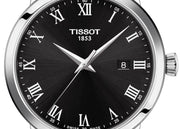 Tissot T Classic Dream Quartz Black Dial Black Leather Strap Watch for Men - T129.410.16.053.00