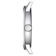 Tissot T Classic Dream Quartz White Dial Brown Leather Strap Watch for Men - T129.410.16.013.00