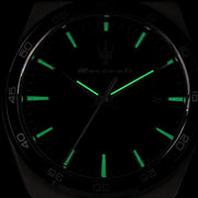 Maserati Velocità Date Black Dial Silver Steel Strap Watch for Men - R8853152002