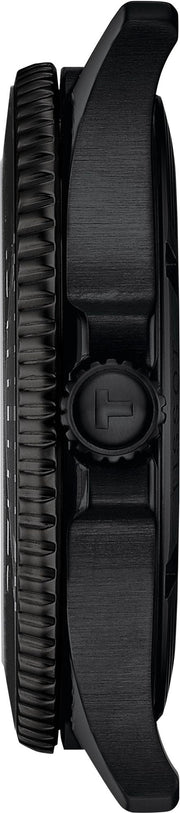 Tissot Tissot Seastar 1000 Quartz Green Dial Black Steel Strap Watch for Men - T120.410.33.091.00