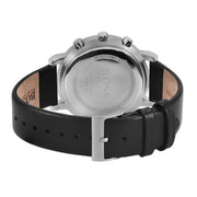 Hugo Boss Integrity Chronograph Black Dial Black Leather Strap Watch for Men - 1513777