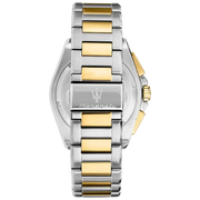 Maserati Velocità Chronograph Black Dial Two Tone Steel Strap Watch for Men - R8873652003
